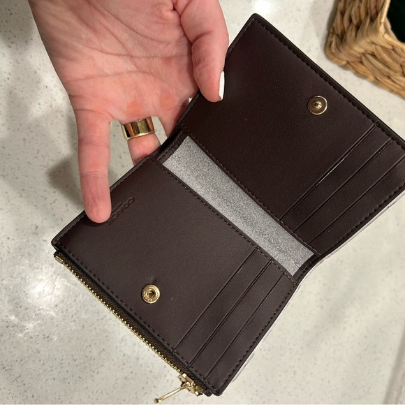 Coach Dark Brown Key & Card Holder Wallet - Picture 3 of 4